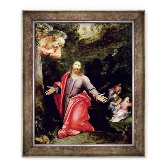Tablou inramat - Otto van Veen - Isus in Gradina Maslinilor - - Roveli
