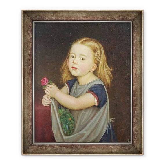 Tablou inramat - Rudolph Friedrich Wasmann - Antonia Franziska Romana Wasmann 1866-1944 1871 - - Roveli