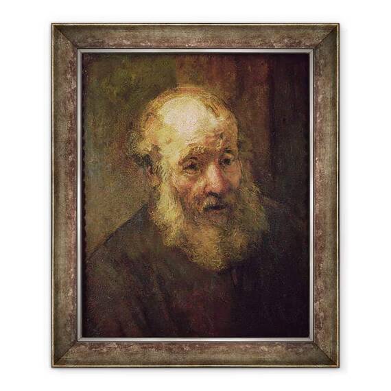Tablou inramat - Rembrandt Harmensz van Rijn - seful unui batran - - Roveli