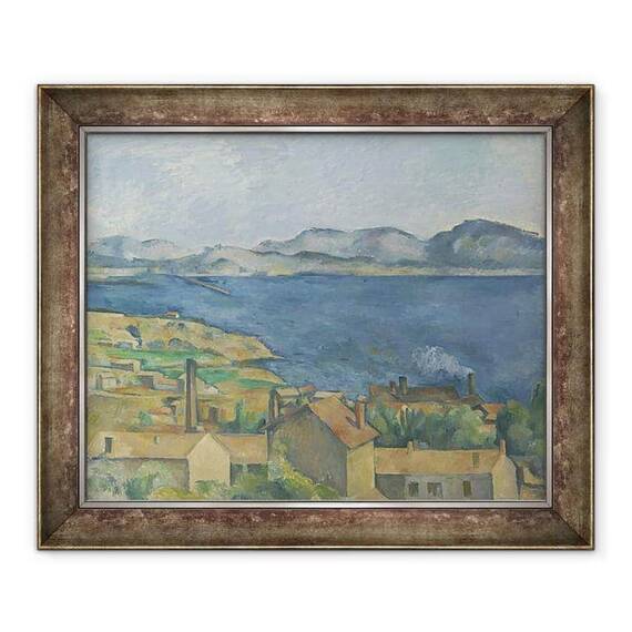 Tablou inramat - Paul Cezanne - Golful Marsilia, vazut de la LEstaque - - Roveli