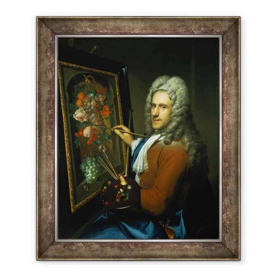 Tablou inramat - Richard van Bleeck - Portretul artistului Coenraet Roepel - - Roveli
