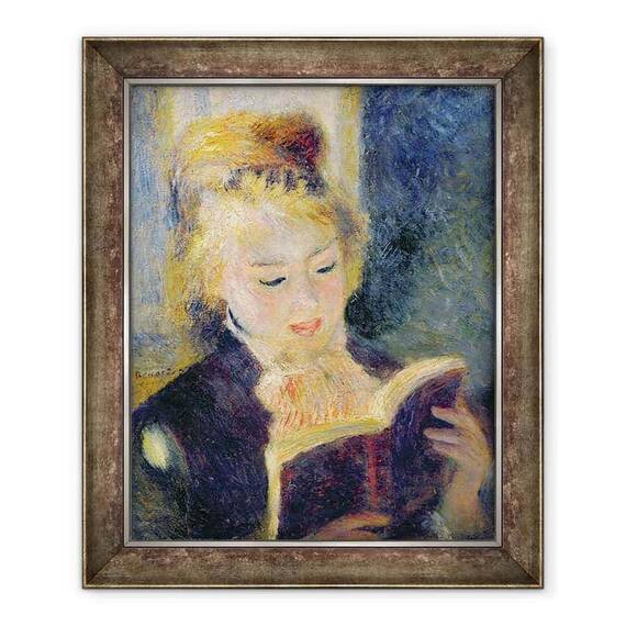 Tablou inramat - Pierre Auguste Renoir - Fata de lectura - - Roveli