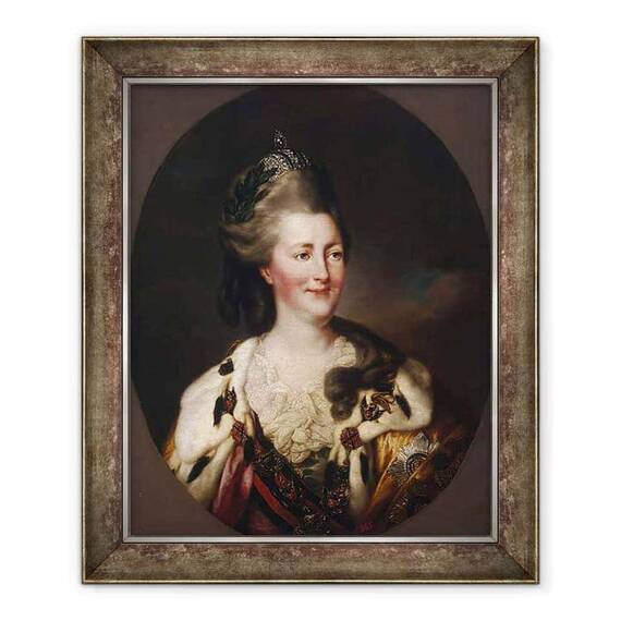 Tablou inramat - Richard Brompton - Portret De Ecaterina II - - Roveli