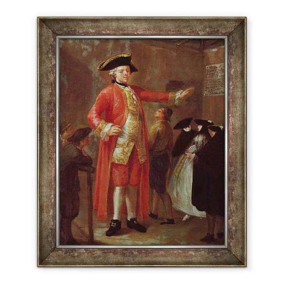 Tablou inramat - Pietro Longhi - Magratul gigant - - Roveli