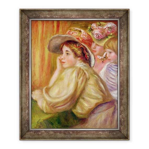 Tablou inramat - Pierre Auguste Renoir - Coco si cei doi servitori - - Roveli