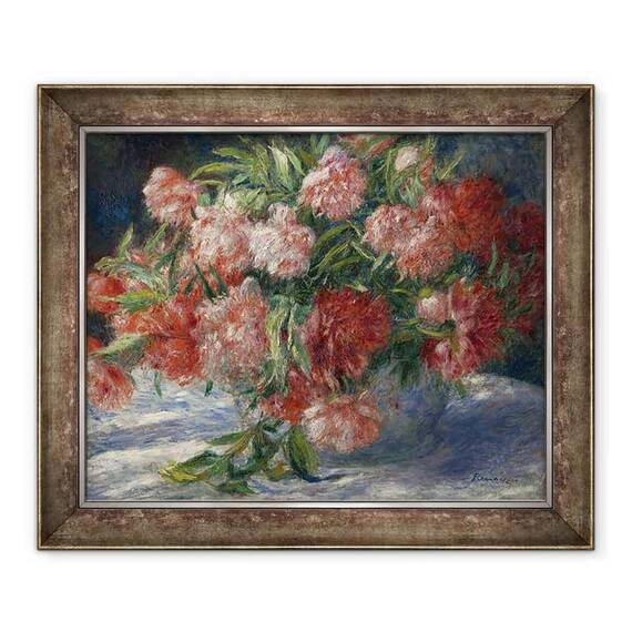Tablou inramat - Pierre Auguste Renoir - Bujori - - Roveli