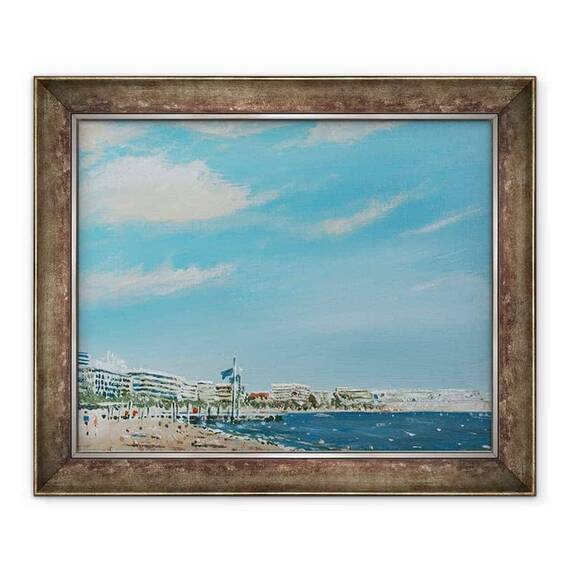 Tablou inramat - Vincent Alexander Booth - Frontul Marii Cannes, 2014 - - Roveli