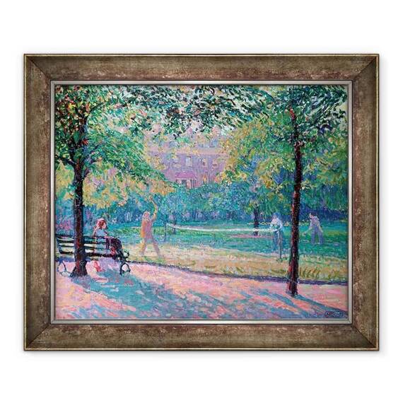 Tablou inramat - Spencer Frederick Gore - Joc de tenis - - Roveli