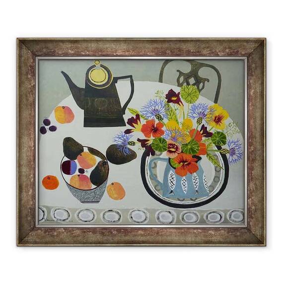 Tablou inramat - Vanessa Bowman - Nasturtiums - - Roveli