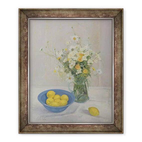 Tablou inramat - Timothy Easton - Margarete de vara si lamai - - Roveli