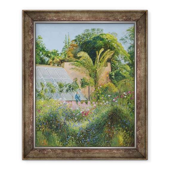 Tablou inramat - Timothy Easton - Valurile de albastrea la Heligan - - Roveli