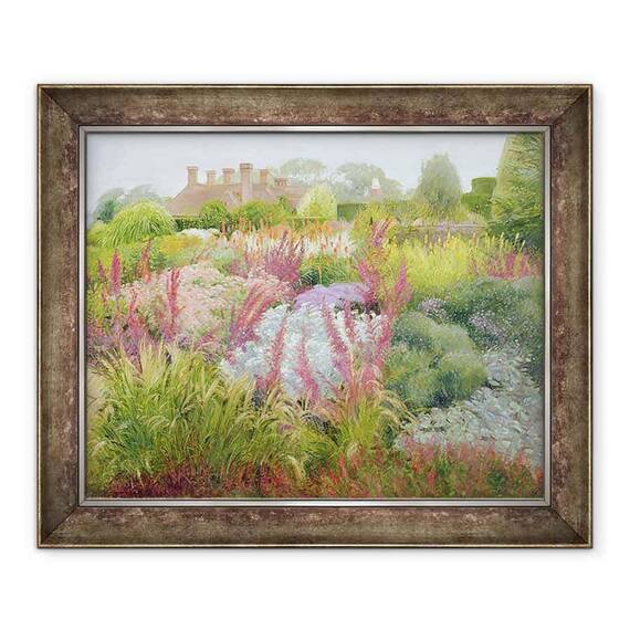 Tablou inramat - Timothy Easton - Spires de Kniphofia si Marele Dixter - - Roveli