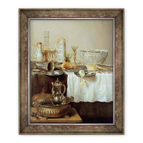 Tablou inramat - Willem Claesz. Heda - Micul dejun inca de viata - - Roveli