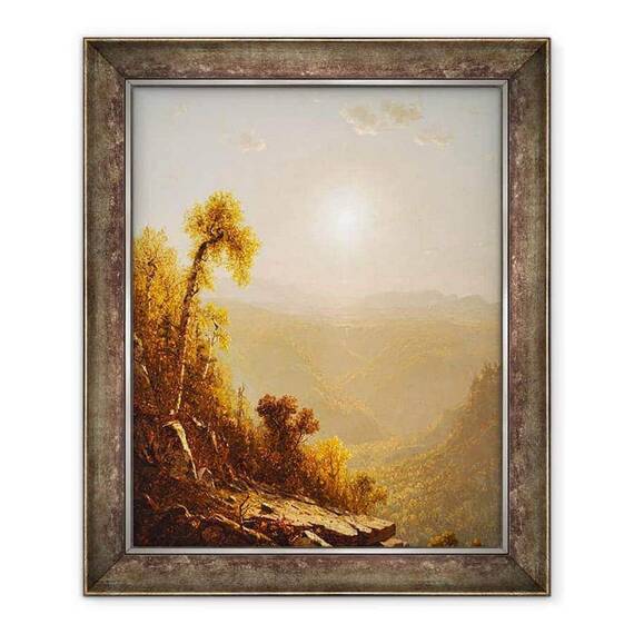 Tablou inramat - Sanford Robinson Gifford - Octombrie in Catskills - - Roveli
