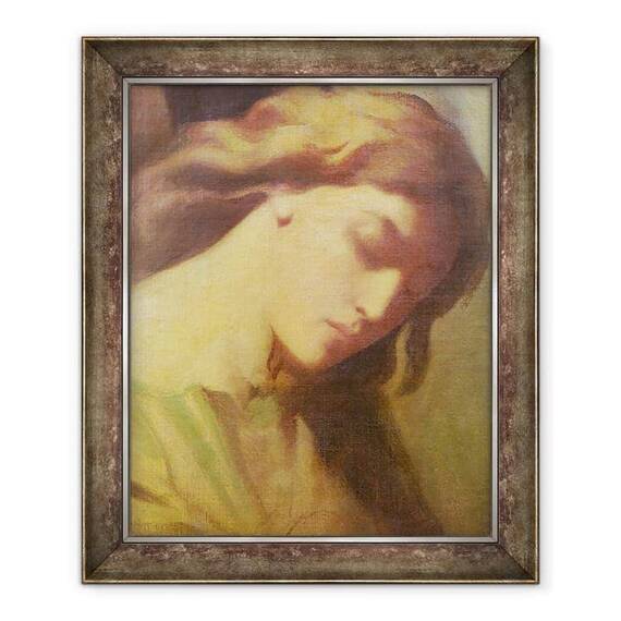 Tablou inramat - Theodore Chasseriau - Un inger, studiu pentru Muntele Maslinilor - - Roveli