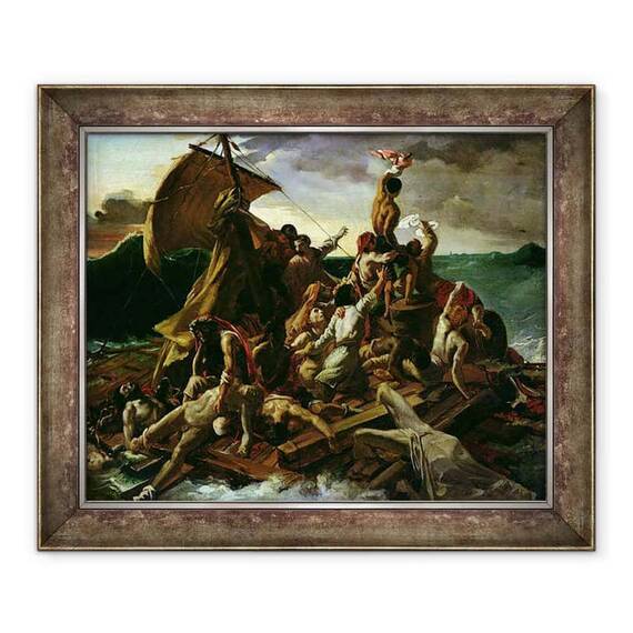 Tablou inramat - Theodore Gericault - Pluta Meduzei - - Roveli