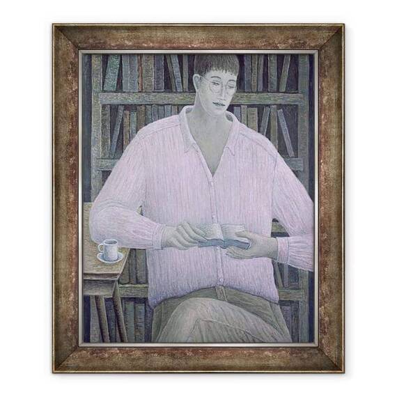 Tablou inramat - Ruth Addinall - Omul de lectura - - Roveli