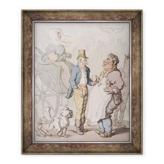 Tablou inramat - Thomas Rowlandson - Billy Slender - - Roveli