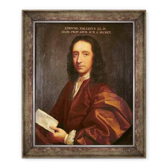 Tablou inramat - Thomas Murray - Portret De Edmond Halley - - Roveli