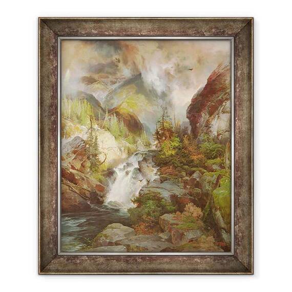 Tablou inramat - Thomas Moran - Copiii Muntelui - - Roveli
