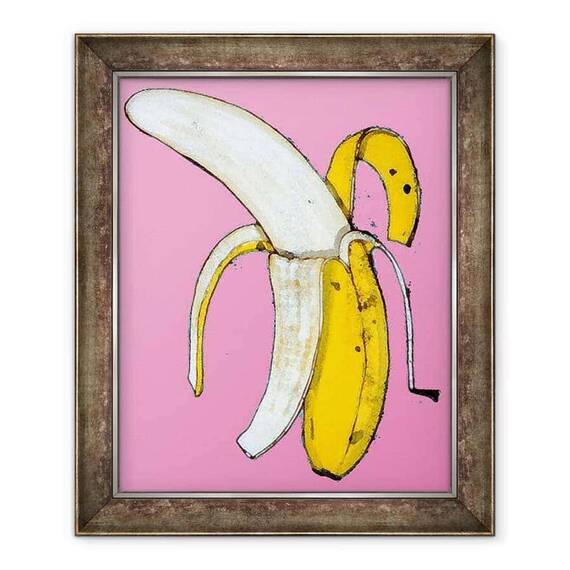 Tablou inramat - Sarah Thompson-Engels - Banana - - Roveli