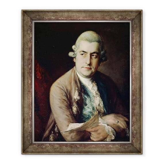Tablou inramat - Thomas Gainsborough - Johann Christian Bach - - Roveli