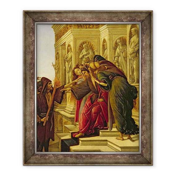 Tablou inramat - Sandro Botticelli - Calomny de Apelles - - Roveli