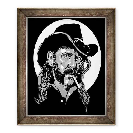 Tablou inramat - Thomas MacGregor - Lemmy - - Roveli