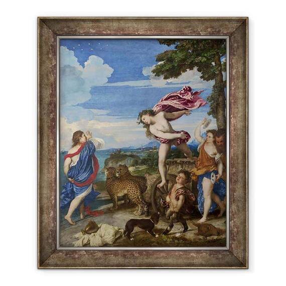 Tablou inramat - Titian - Bacchus si Ariadna - - Roveli
