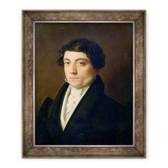 Tablou inramat - Vincenzo Camuccini - Portret De Gioacchino Rossini 1830 - - Roveli