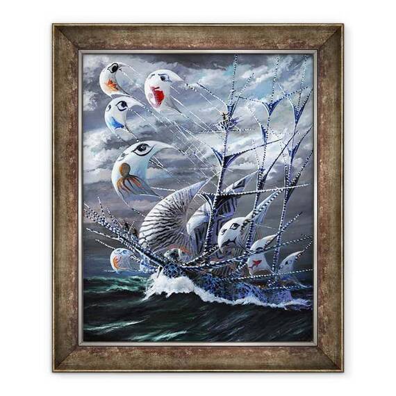 Tablou inramat - Vincent Alexander Booth - Creatorii de furtuni Marea Bohai, 2019 - - Roveli