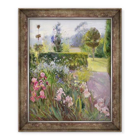 Tablou inramat - Timothy Easton - in gradina - iunie - - Roveli