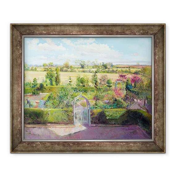 Tablou inramat - Timothy Easton - Gradina de plante dupa recoltare - - Roveli