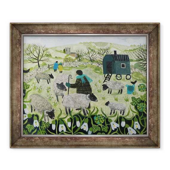 Tablou inramat - Vanessa Bowman - Pastor de primavara - - Roveli
