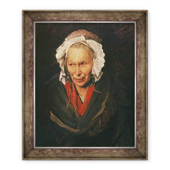 Tablou inramat - Theodore Gericault - Nebuna sau obsesia invidiei - - Roveli