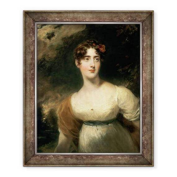 Tablou inramat - Thomas Lawrence - Portret De Lady Emily Harriet Wellesley-Pole - - Roveli