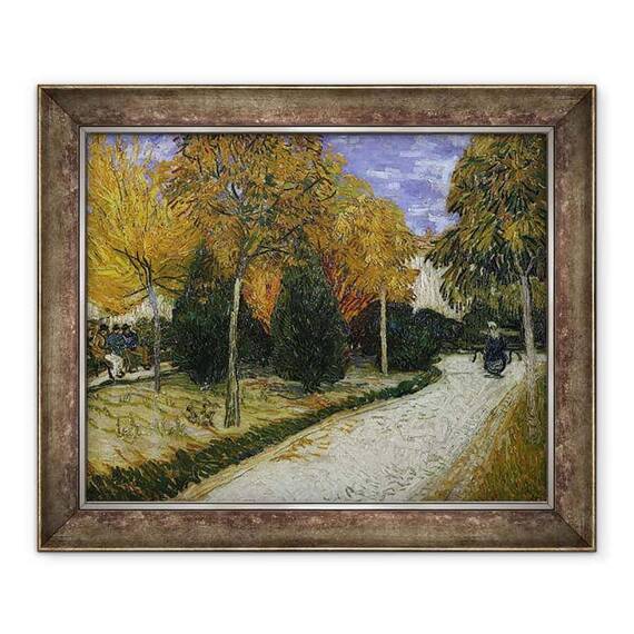Tablou inramat - Vincent van Gogh - Calea in Parcul de la Arles - - Roveli