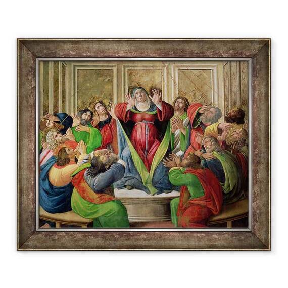 Tablou inramat - Sandro Botticelli - Coborarea Duhului Sfant - - Roveli