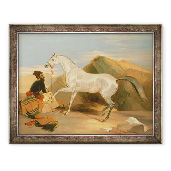 Tablou inramat - Edwin Landseer - Armasarul Arabe - - Roveli