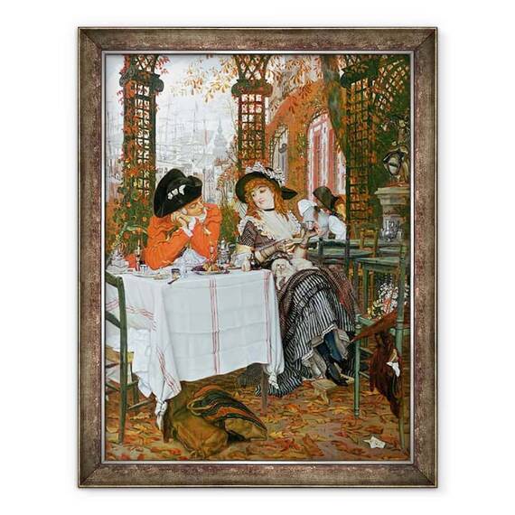 Tablou inramat - James Jacques Joseph Tissot - A Luncheon - - Roveli