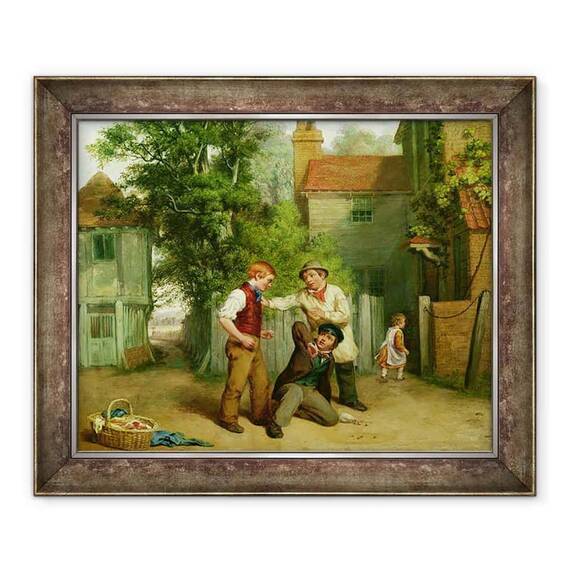 Tablou inramat - William III Bromley - Gata de lupta - - Roveli