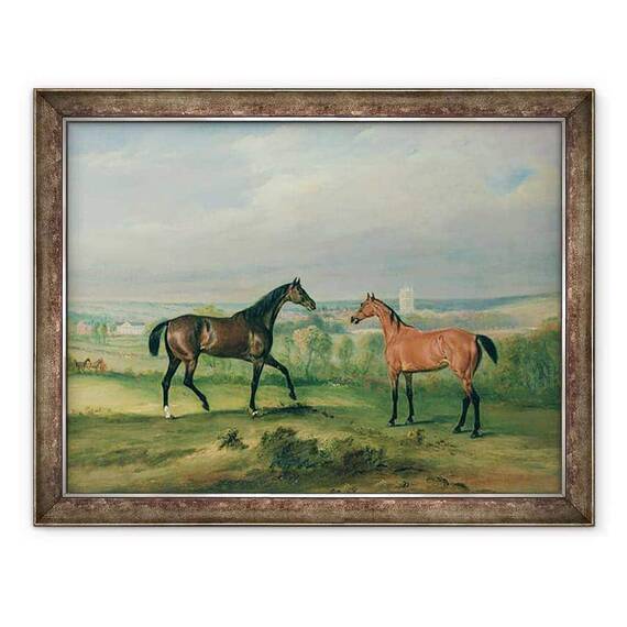Tablou inramat - John E. Ferneley - Vanatorii preferati ai contelui Bathyany la Melton Mowbray - - Roveli