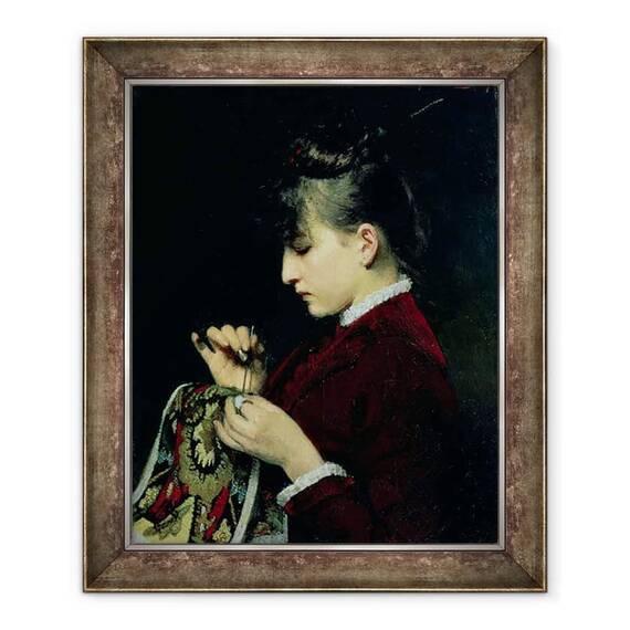 Tablou inramat - Yuri Yakovlevich Leman - Handicraft - - Roveli