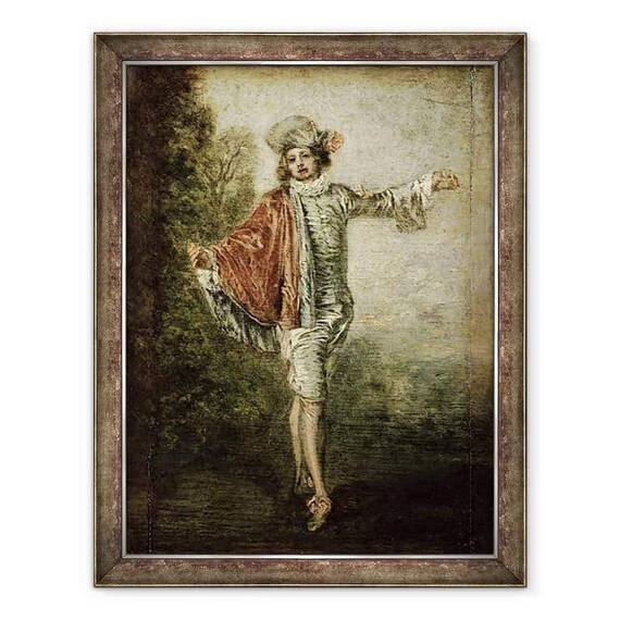 Tablou inramat - Jean Antoine Watteau - LIndifferent - - Roveli