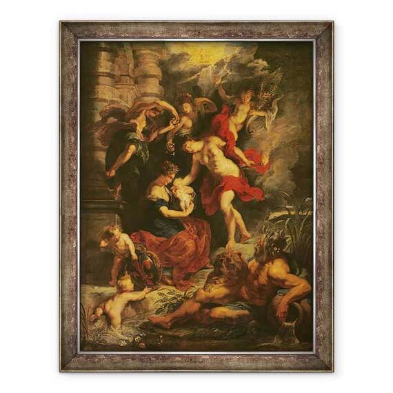 Tablou inramat - Peter Paul Rubens - Ciclul Medici, Nasterea Mariei de Medici 1573-1647 26 aprilie 1573 - - Roveli