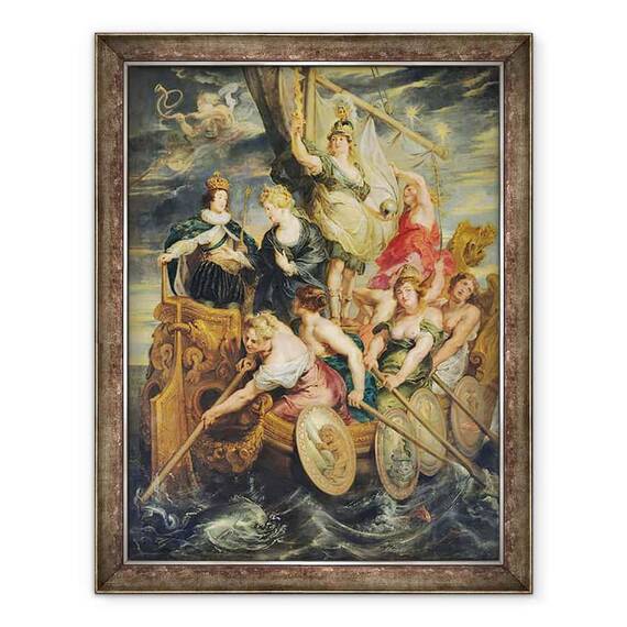 Tablou inramat - Peter Paul Rubens - Majoritatea lui Ludovic al XIII-lea 1601-43 20 octombrie 1614 - - Roveli
