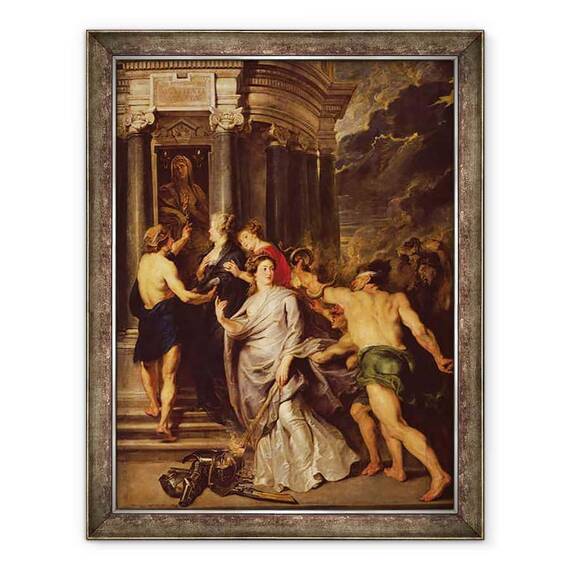 Tablou inramat - Peter Paul Rubens - incheierea pacii, 10 august 1620 - - Roveli