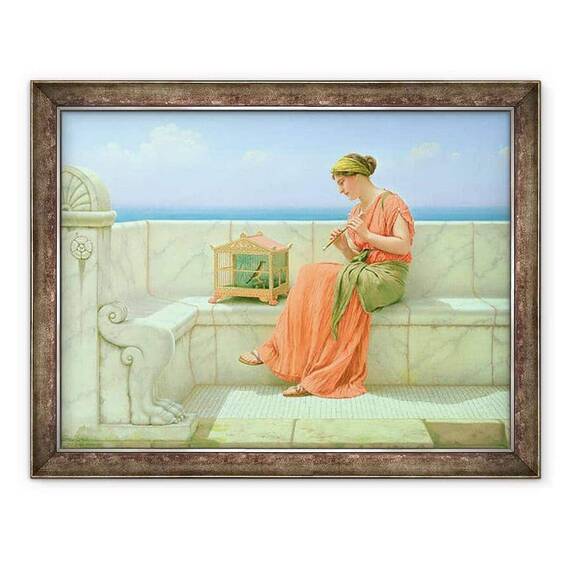 Tablou inramat - John William Godward - Sunete dulci - - Roveli