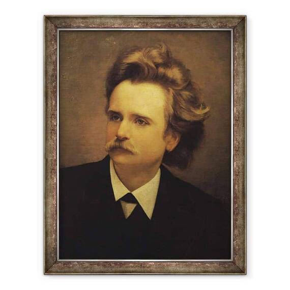 Tablou inramat - Scoala Italiana - Edvard Hagerup Grieg 1843-1907 - - Roveli