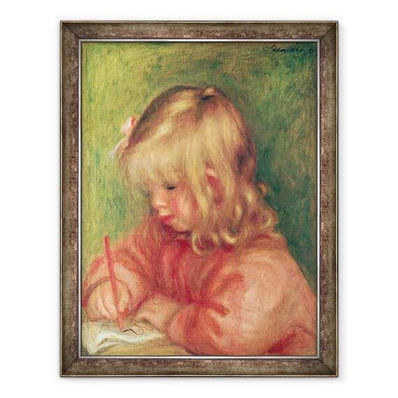 Tablou inramat - Pierre Auguste Renoir - Desen pentru copii - - Roveli